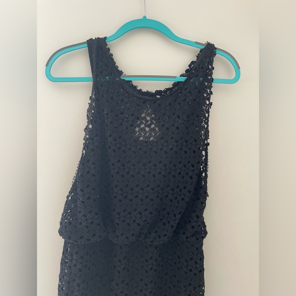 Free People Black Crochet Dress - Picture 3 of 6